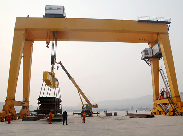 Industrial Double Girder Gantry Crane