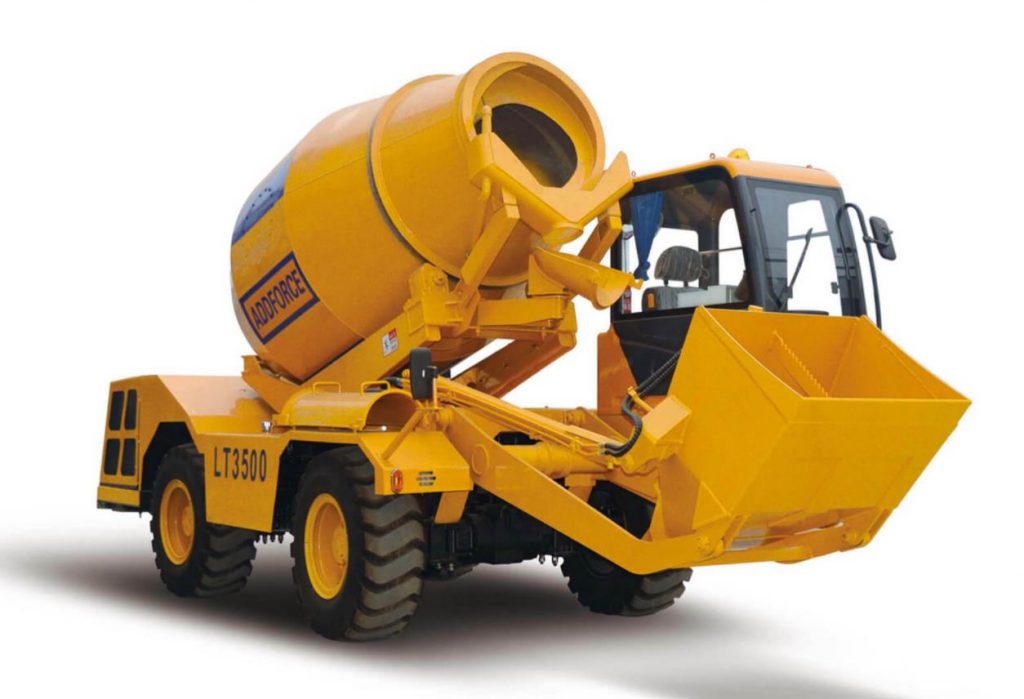 The Self Loading Concrete Mixer