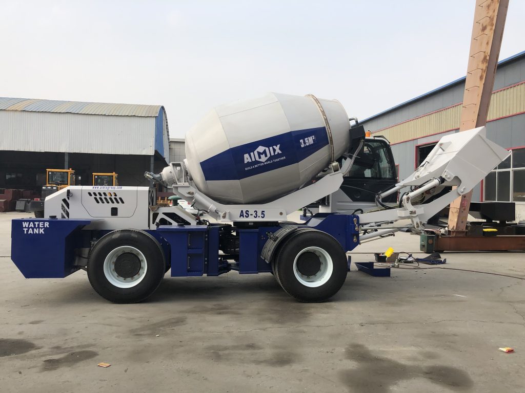 self concrete mixer