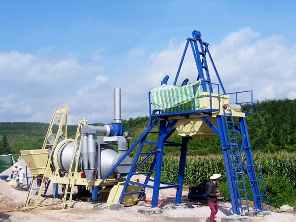 ALYJ-20 simple mobile bitumen plant