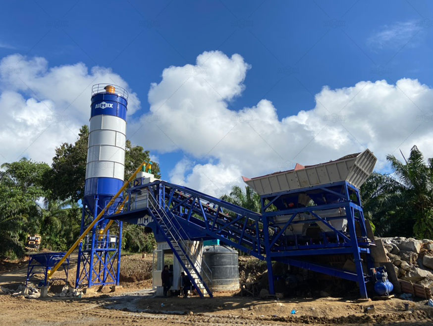 AJY35 portable concrete plant